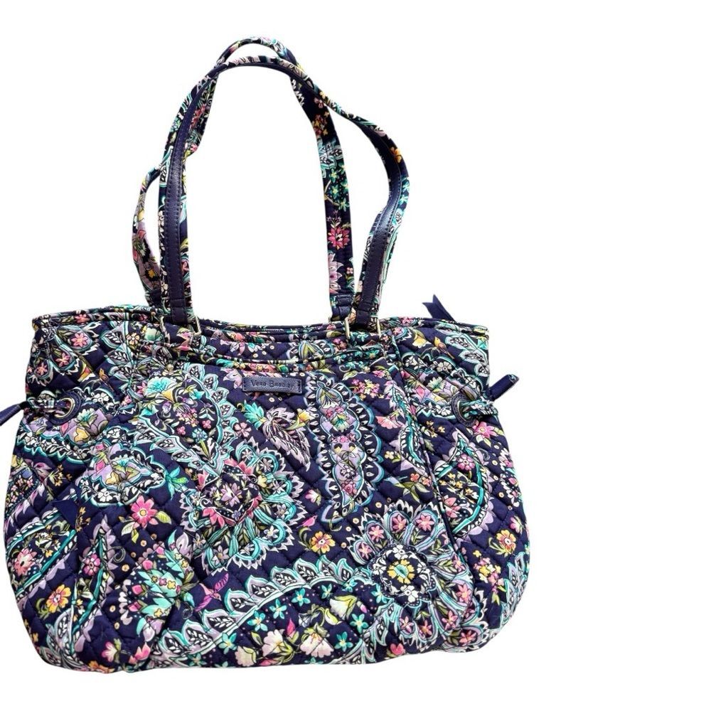Vera Bradley Glenna Satchel French Paisley Pattern Bag